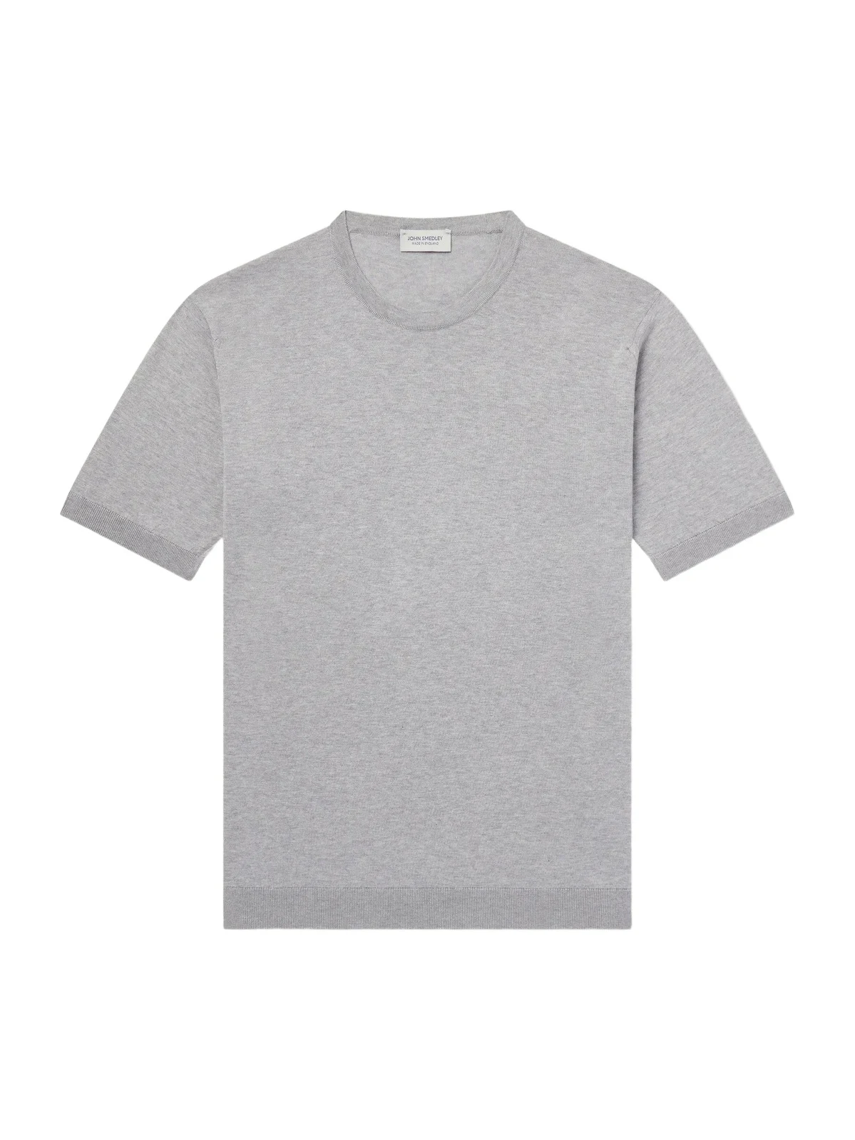 John Smedley Torin SS Cotton-Knitted T-Shirt - Men