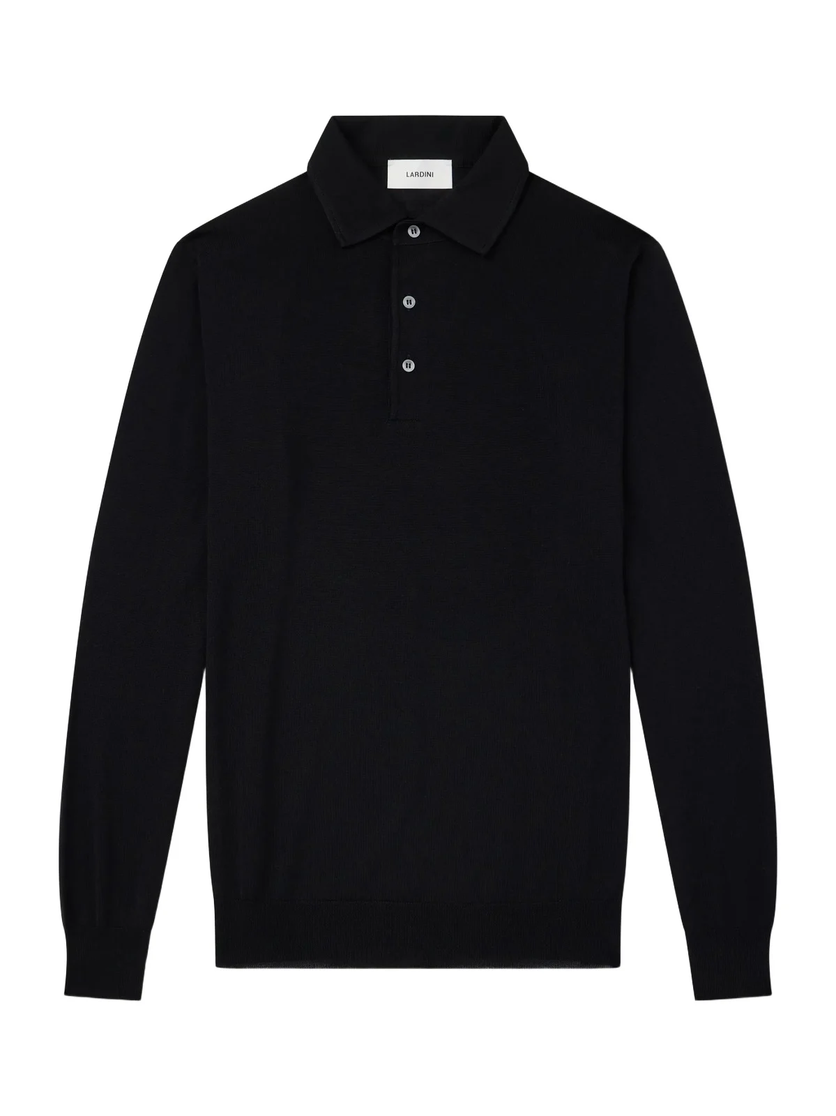 Virgin Wool Polo Sweater - Men Virgin Wool Polo Sweater - Men