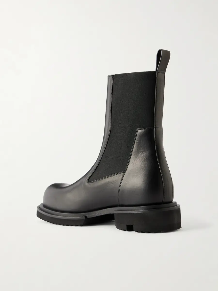 Rick Owens Beatle Leather Chelsea Boots - Men | Thumbnail 4