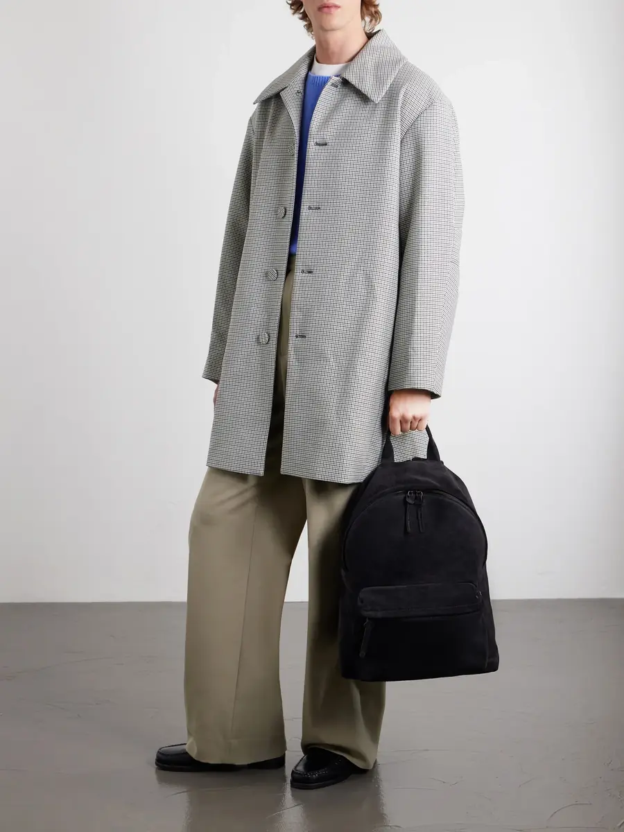 Officine Creative OC 001 Suede Backpack - Men | Thumbnail 2 Officine Creative OC 001 Suede Backpack - Men | Thumbnail 2
