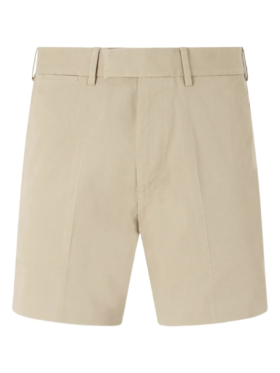 Straight-Leg Cotton-Blend Twill Shorts - Men