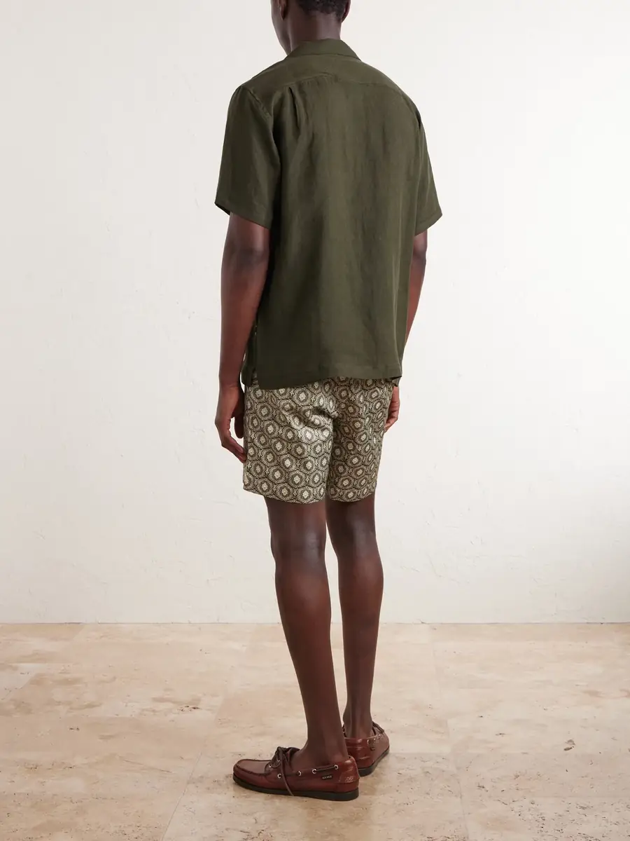 Orlebar Brown Maitan II Camp-Collar Linen Shirt - Men | Thumbnail 4 Orlebar Brown Maitan II Camp-Collar Linen Shirt - Men | Thumbnail 4