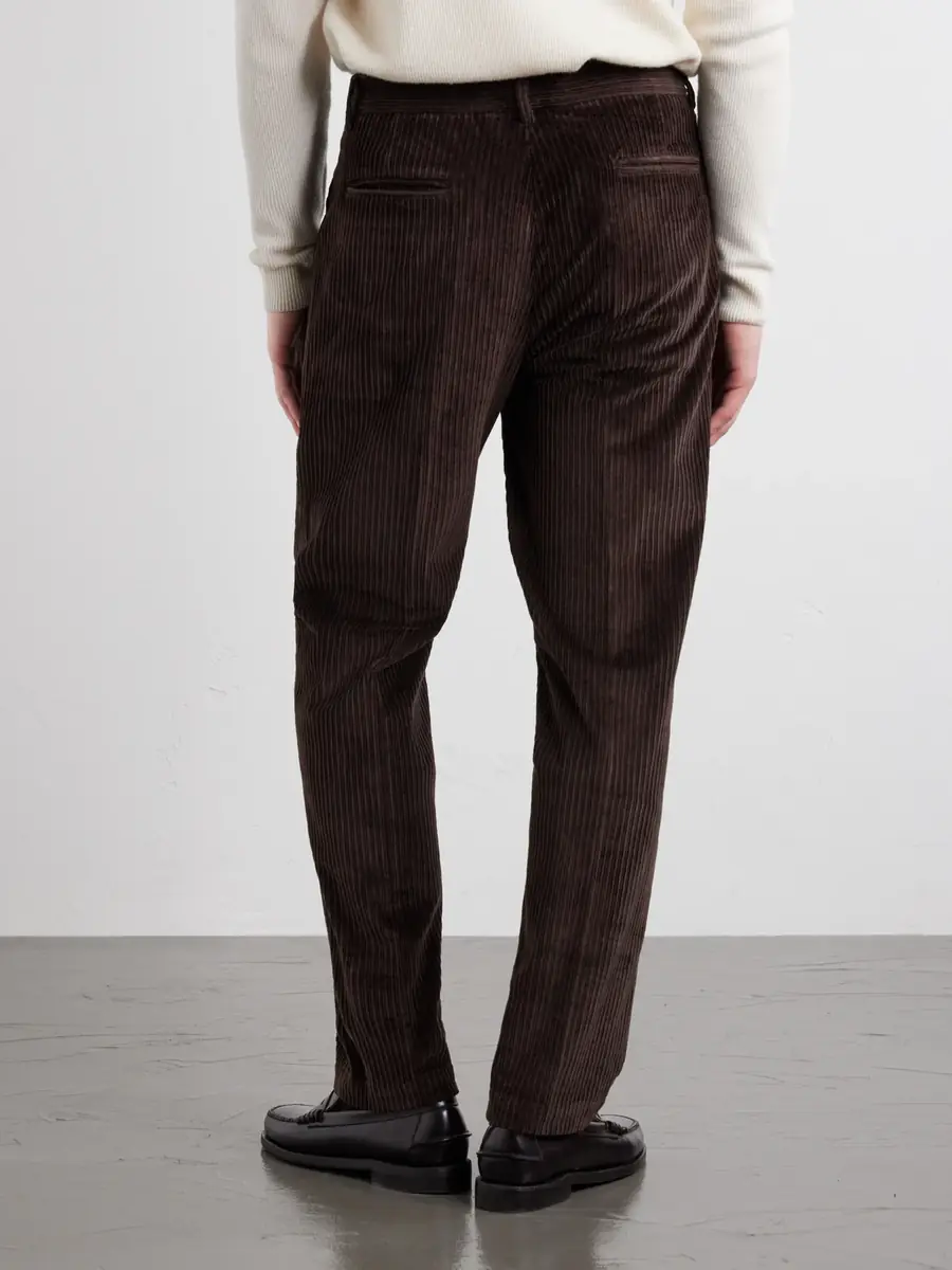 Massimo Alba Strallo02 Straight-Leg Cotton-Blend Corduroy Trousers - Men | Thumbnail 4 Massimo Alba Strallo02 Straight-Leg Cotton-Blend Corduroy Trousers - Men | Thumbnail 4
