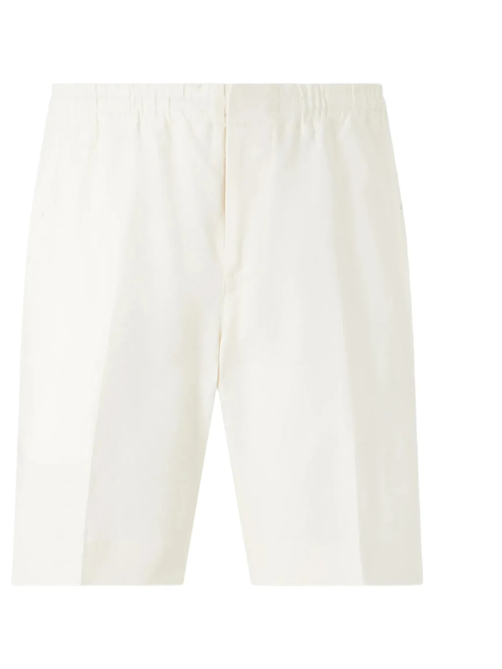 Zegna Straight-Leg Pleated Linen Drawstring Shorts - Men