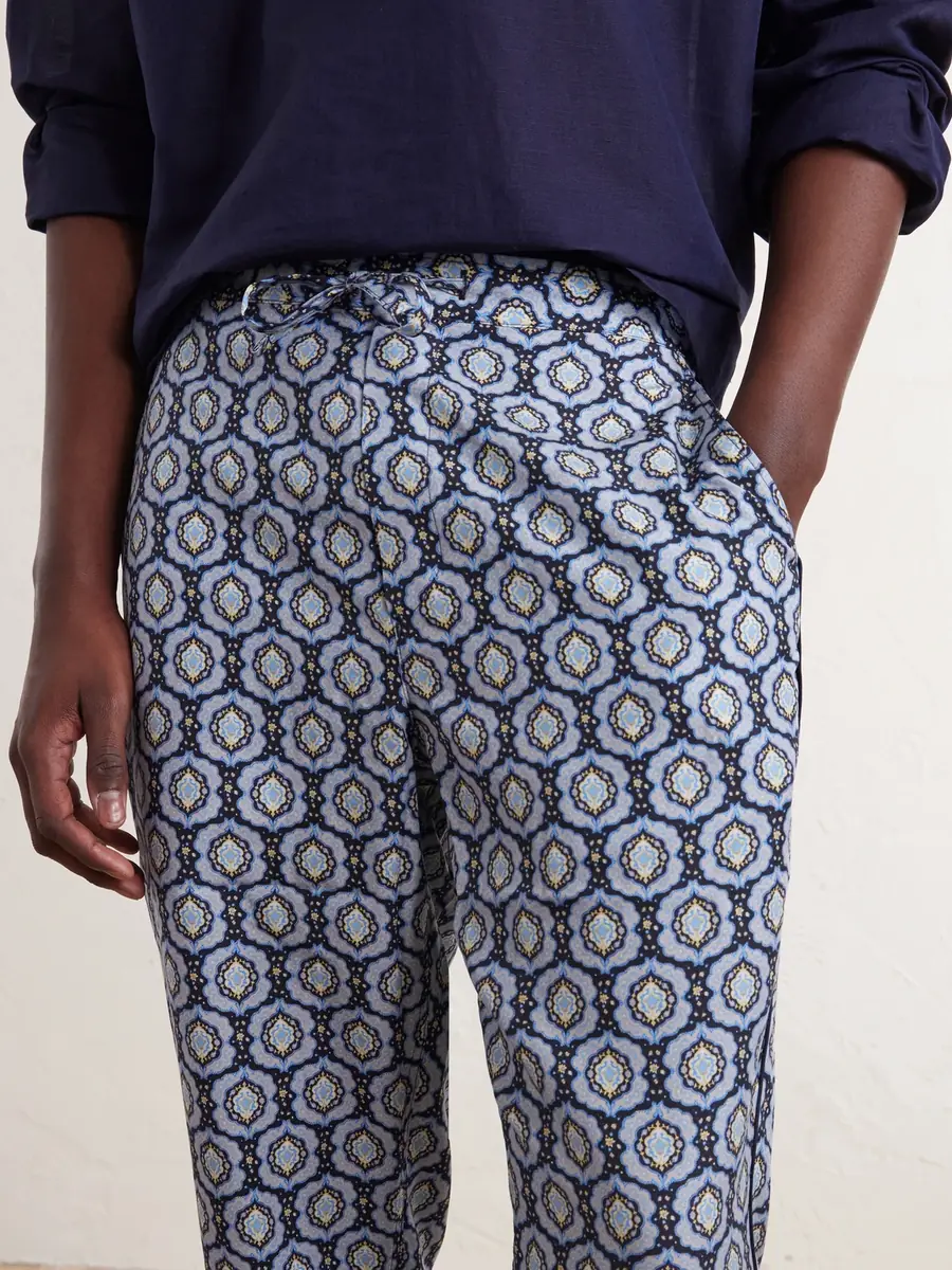 Orlebar Brown Alfred Straight-Leg Printed Lyocell-Satin Trousers - Men | Thumbnail 5