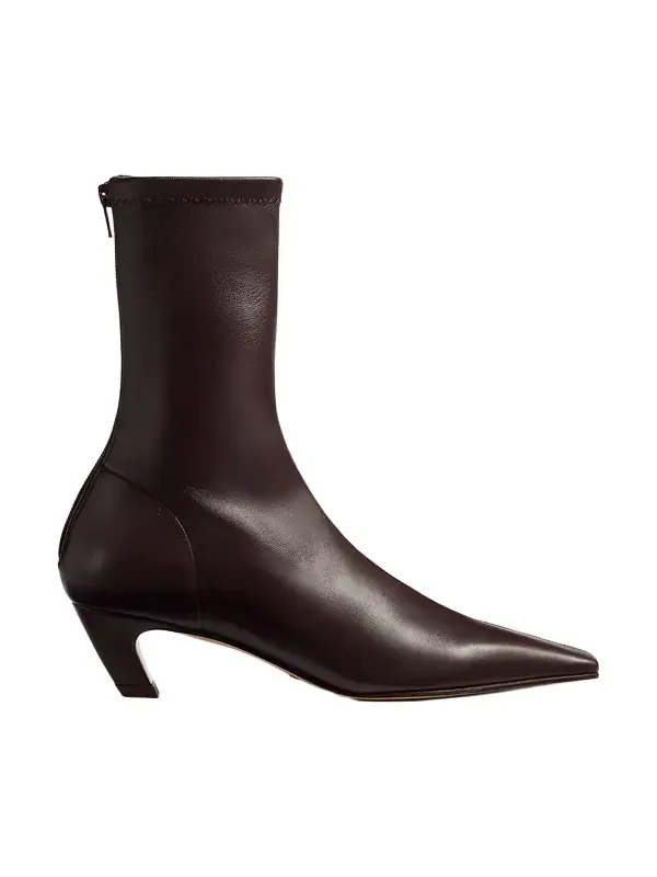 Arizona Stretch Ankle Boot In Bordeaux Arizona Stretch Ankle Boot In Bordeaux