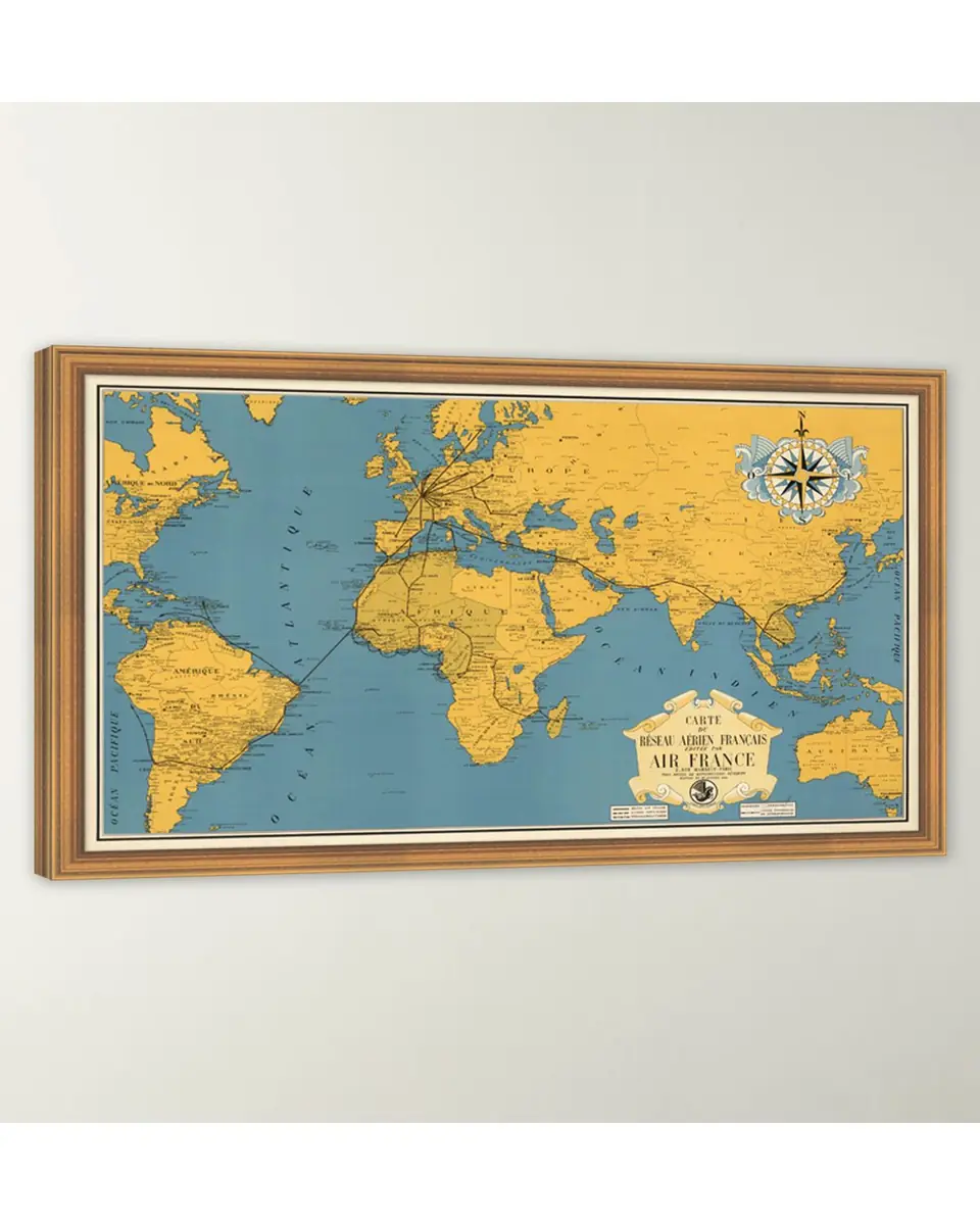 Wendover Art Group French Air Map | Thumbnail 3 Wendover Art Group French Air Map | Thumbnail 3