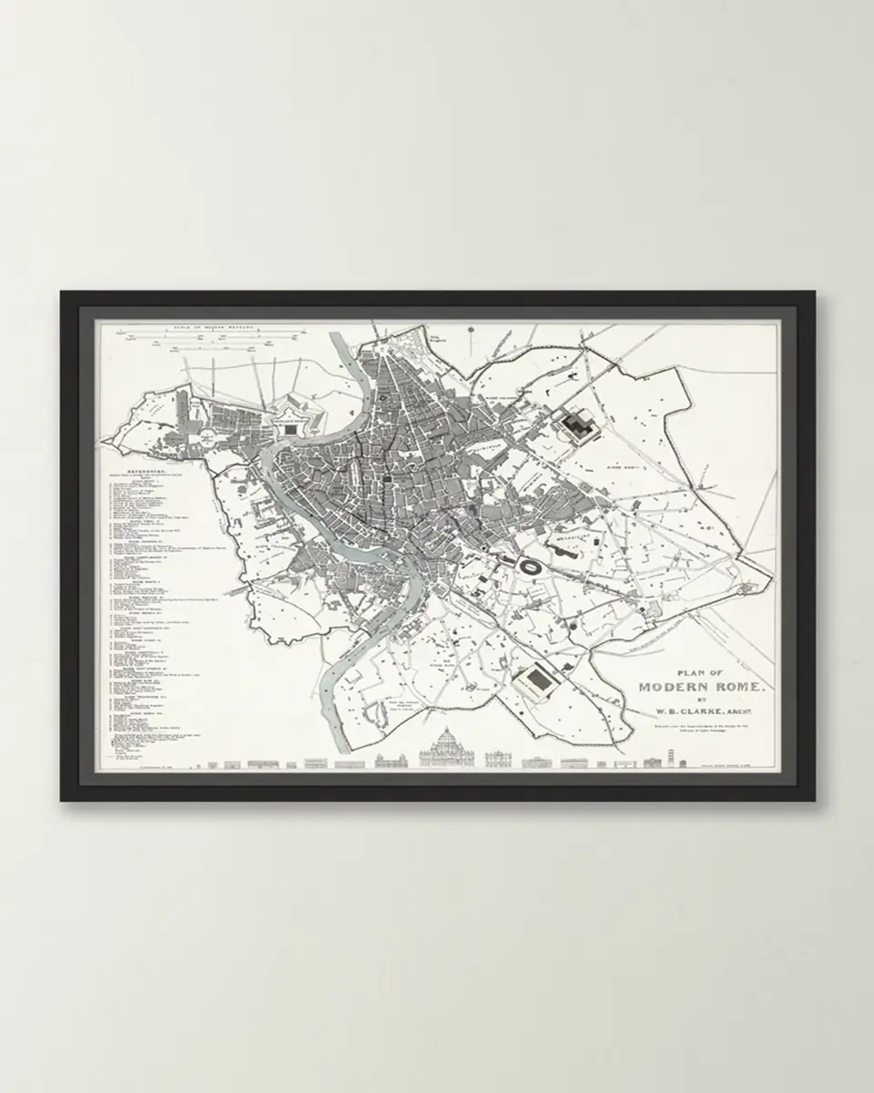 Wendover Art Group Italian Map Series - Rome | Thumbnail 2 Wendover Art Group Italian Map Series - Rome | Thumbnail 2