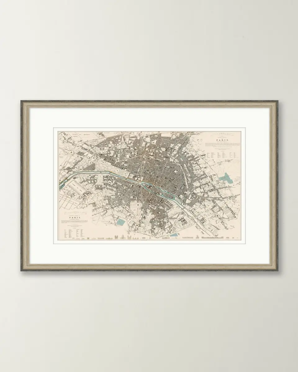 Wendover Art Group European Map - Paris | Thumbnail 2