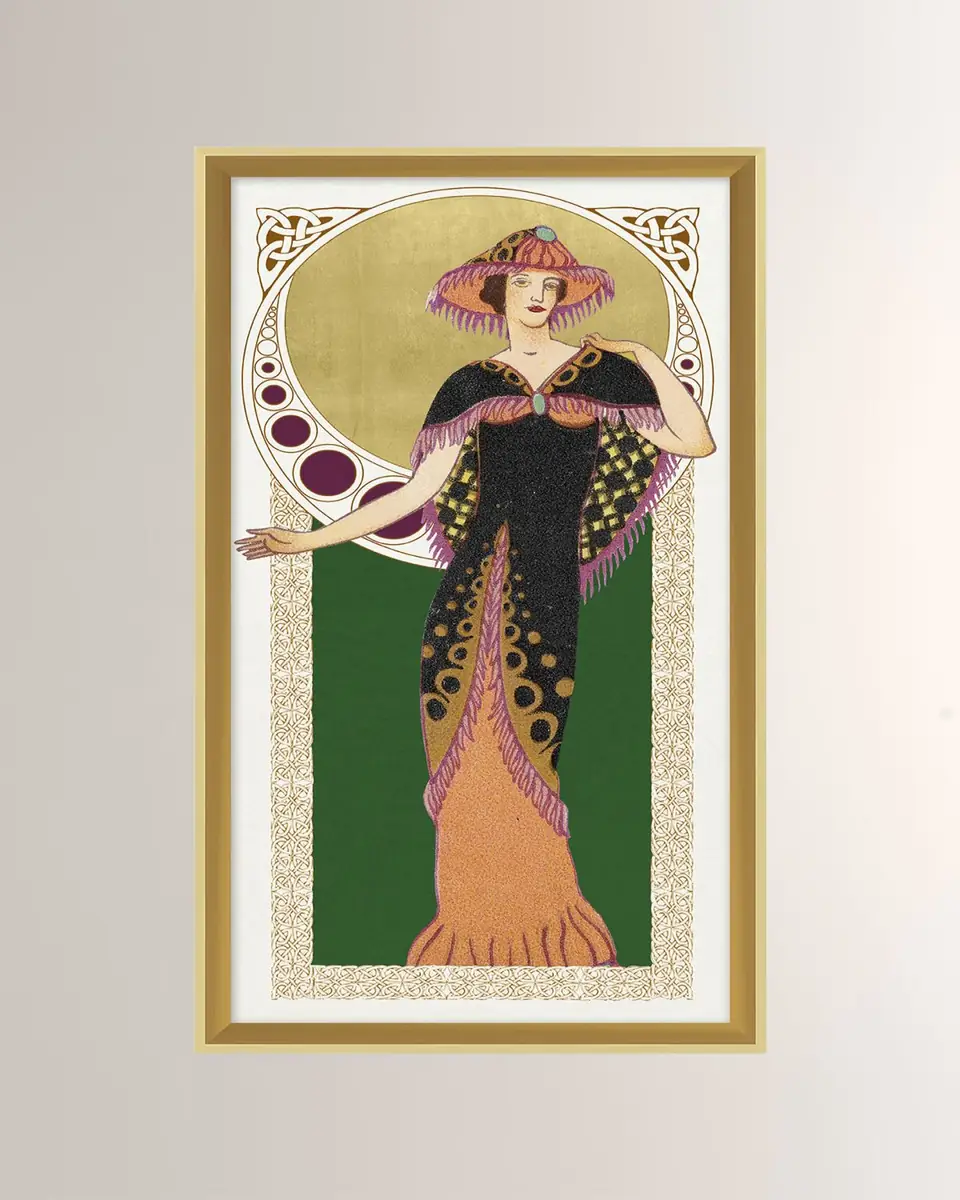 Wendover Art Group 'Deco Couture 3 ' Wall Art | Thumbnail 2