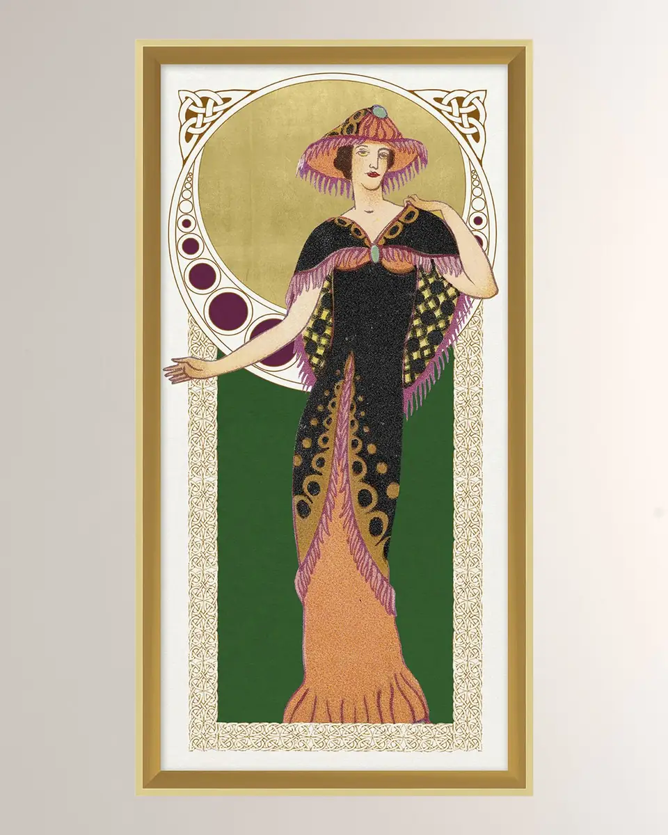 Wendover Art Group 'Deco Couture 3 ' Wall Art | Thumbnail 3