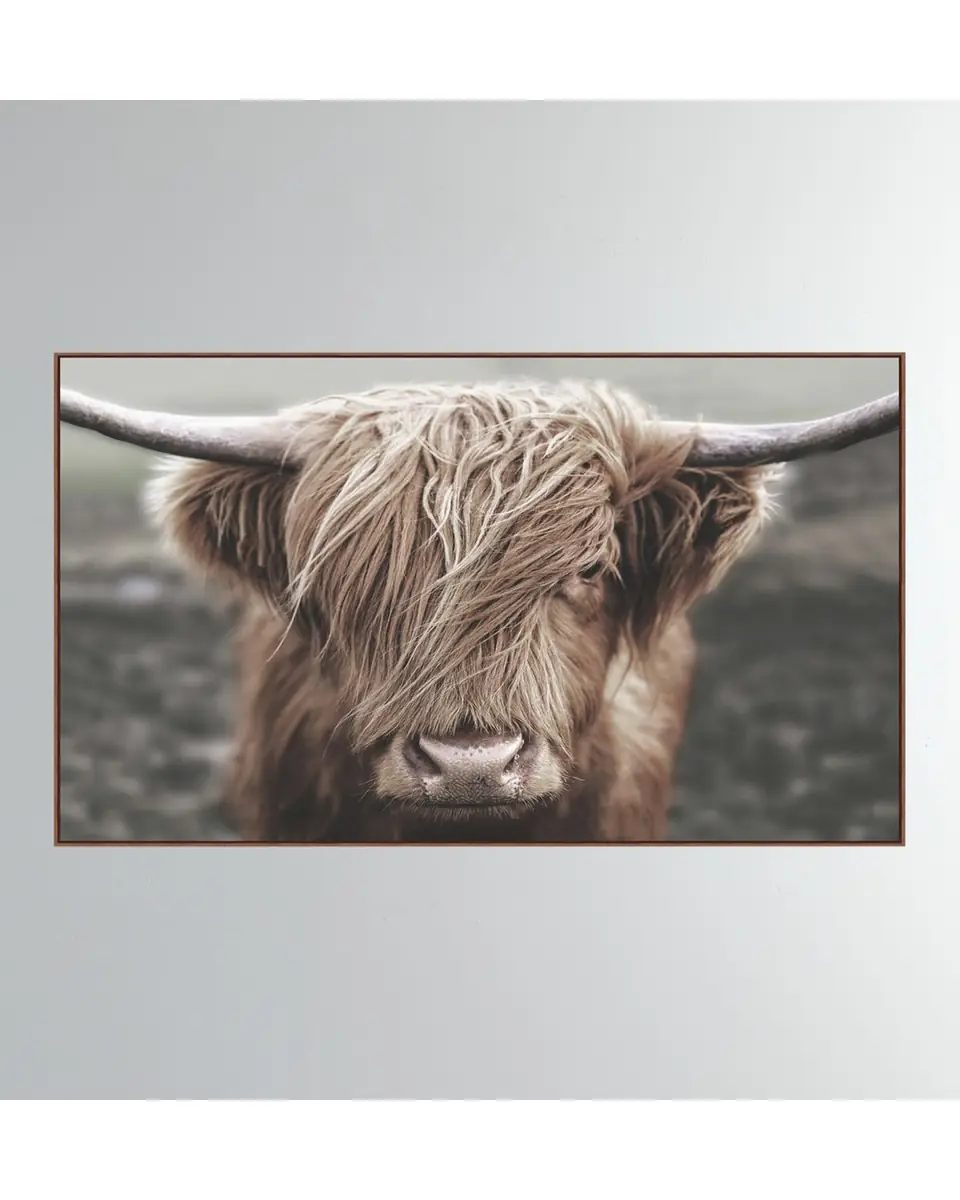 Wendover Art Group 'Highlands Bovine ' Wall Art | Thumbnail 2