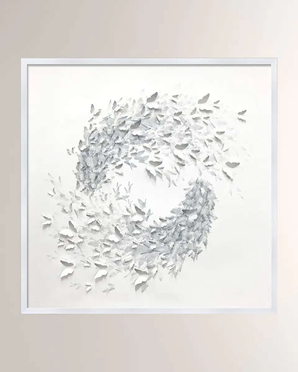Wendover Art Group 'Butterfly Swirl Shadowbox ' Wall Art | Thumbnail 4