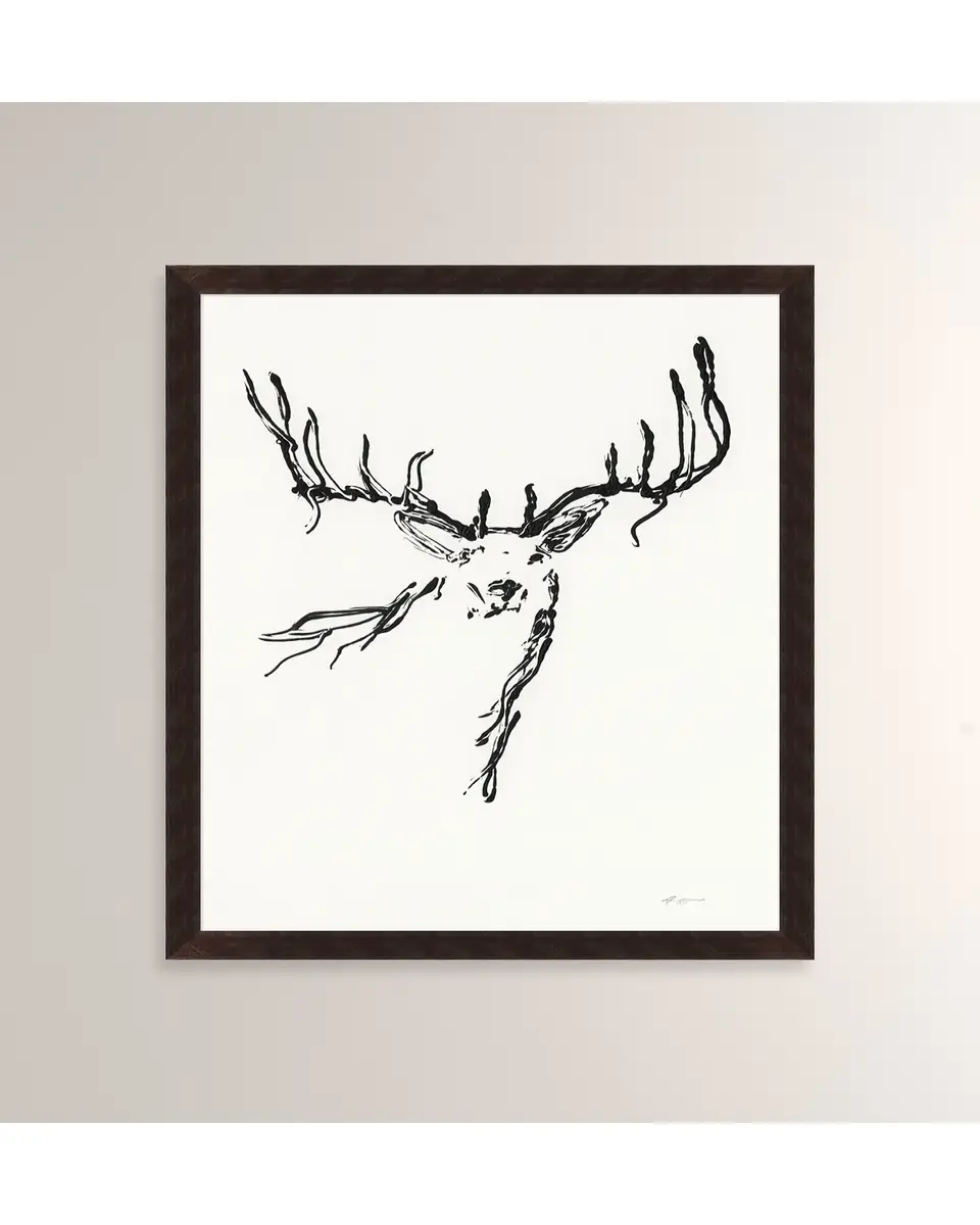 Wendover Art Group "Deer Portrait" Giclee Print | Thumbnail 2