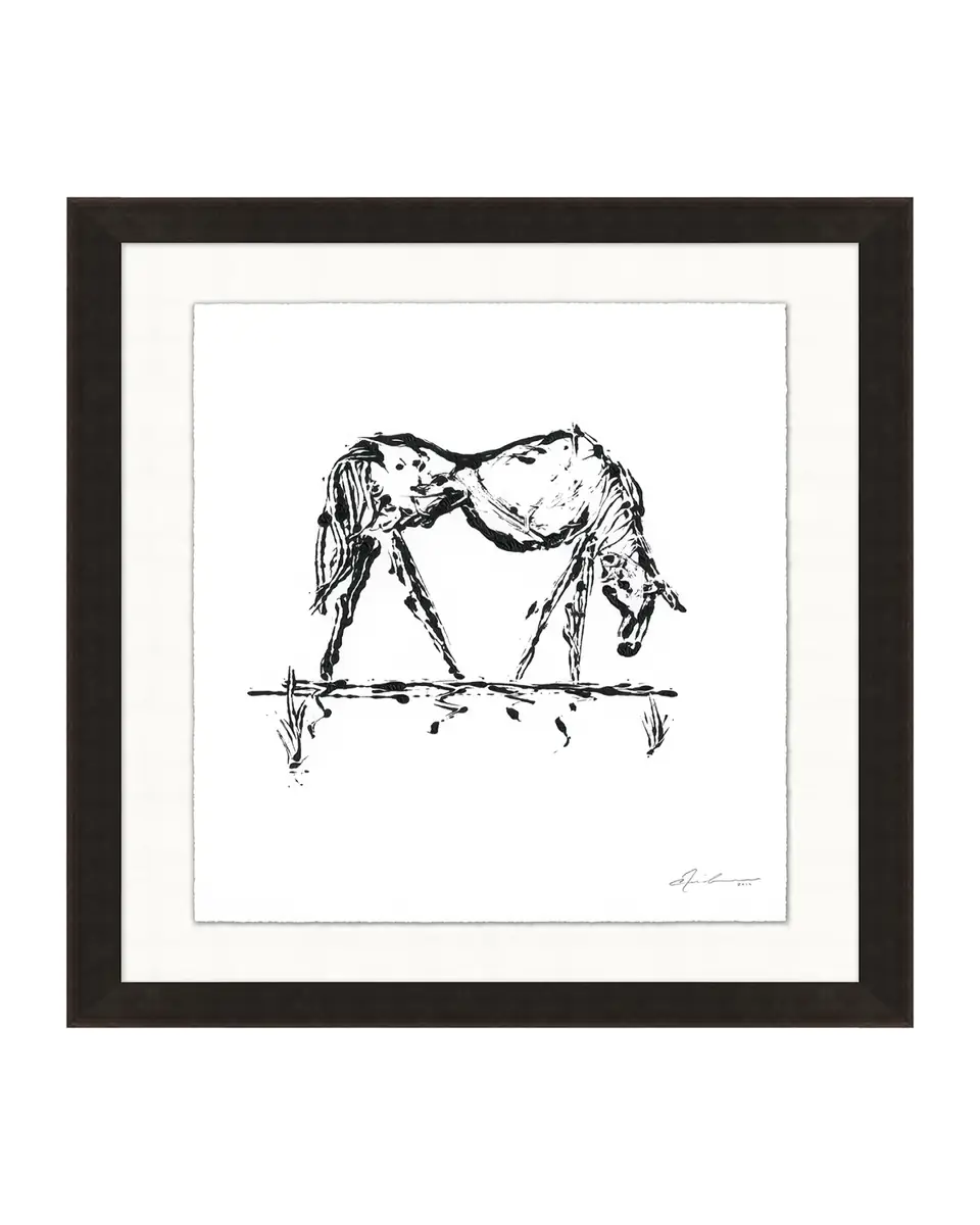 Wendover Art Group "Grazing Horse" Giclee Print | Thumbnail 2