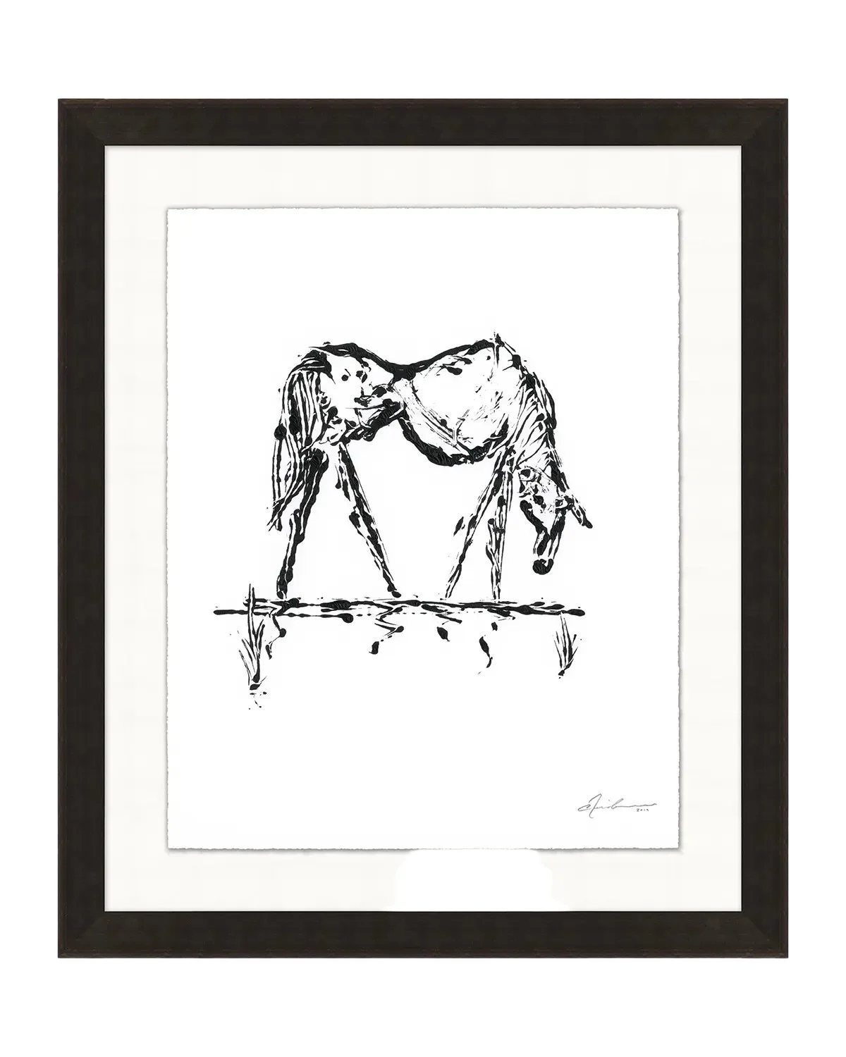 Wendover Art Group "Grazing Horse" Giclee Print