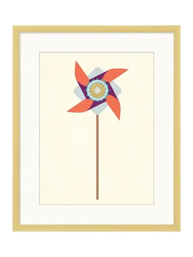 Wendover Art Group "Golden Twirl 1" Giclee Print