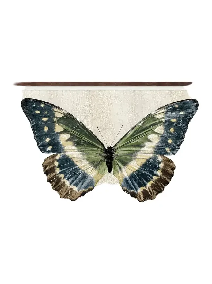 Wendover Art Group "Crackled Butterfly 2" Giclee Print