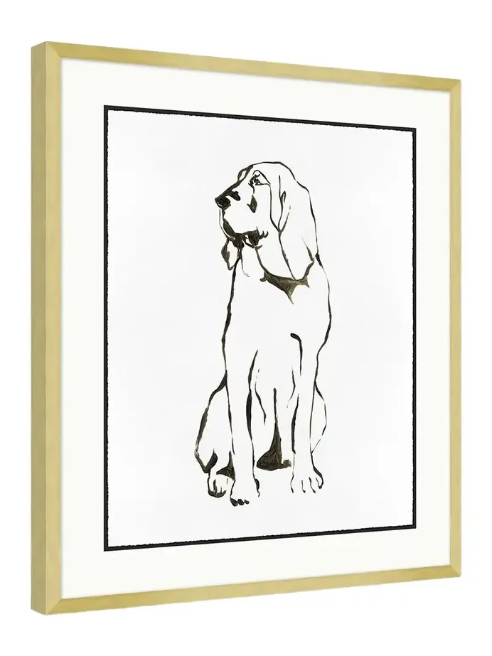 Wendover Art Group Hound Drawing 2 Giclee