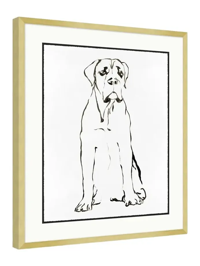 Wendover Art Group Hound Drawing 3 Giclee