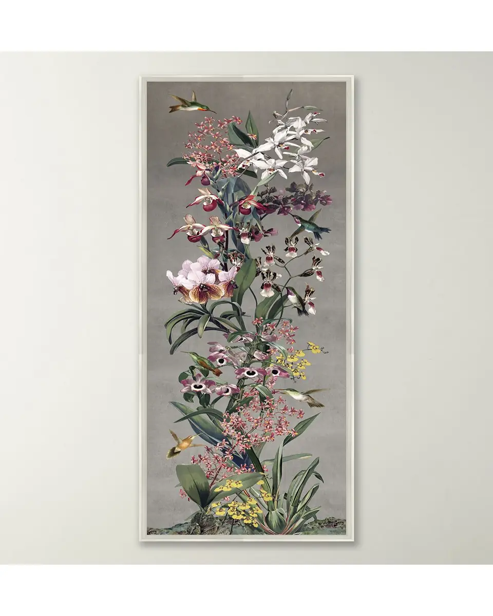 Wendover Art Group Silver Orchid Panel 1 Giclee | Thumbnail 2 Wendover Art Group Silver Orchid Panel 1 Giclee | Thumbnail 2