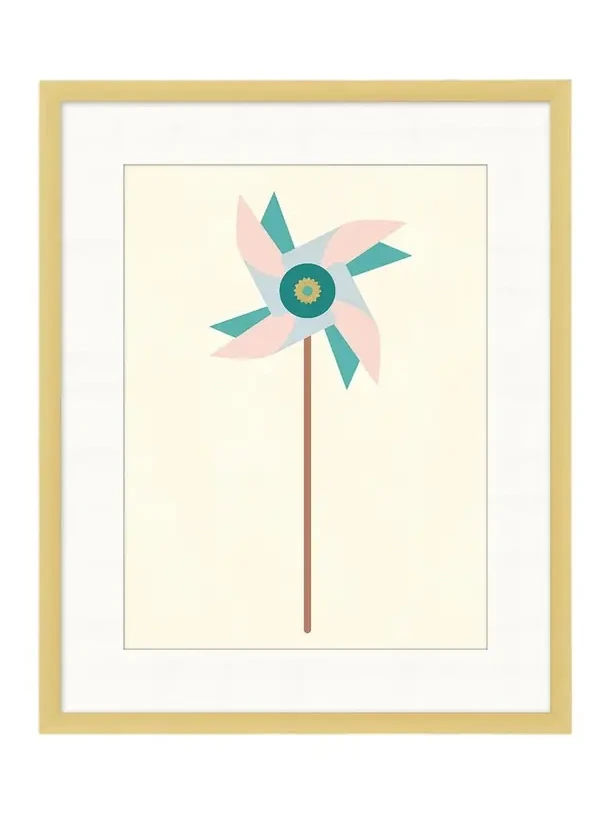 Wendover Art Group "Golden Twirl 2" Giclee Print