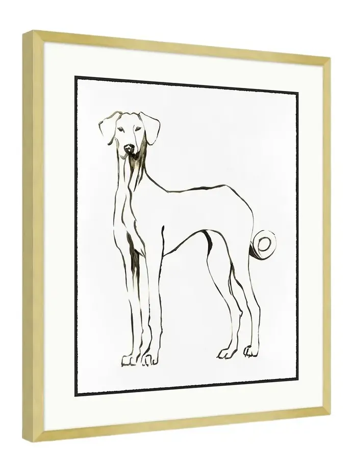 Wendover Art Group Hound Drawing 1 Giclee