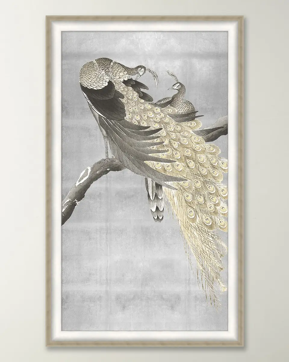 Wendover Art Group "Shimmering Peacocks" Giclee | Thumbnail 4