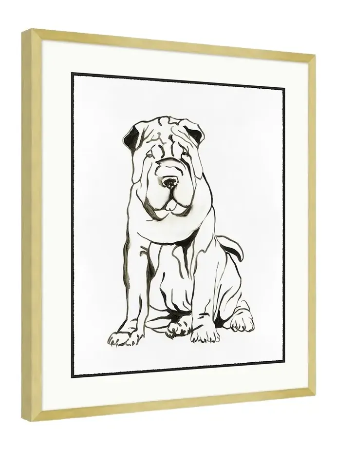 Wendover Art Group Hound Drawing 4 Giclee