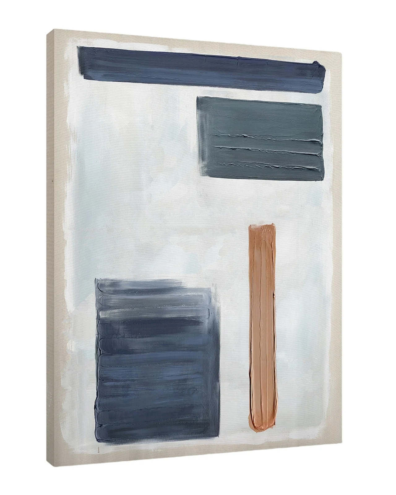 Wendover Art Group Denim Texture Abstract 1 Giclee