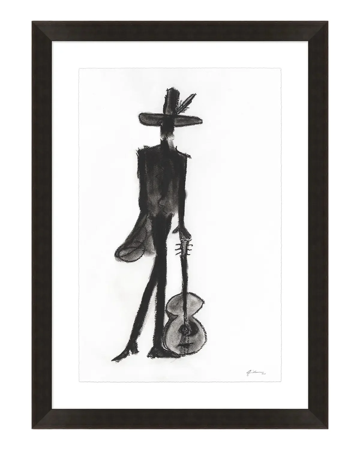 Wendover Art Group "Road Musician" Giclee Print
