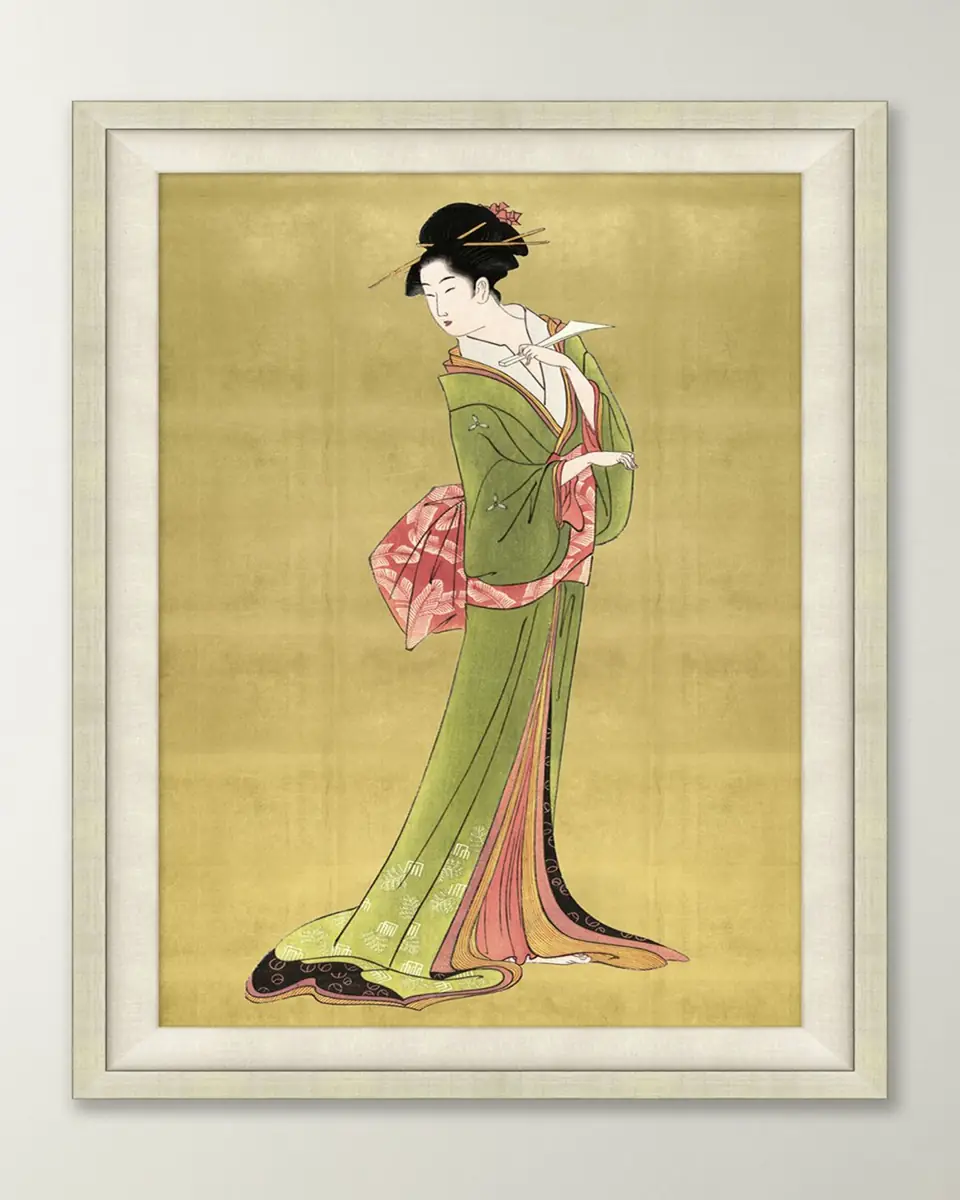 Wendover Art Group "Floral Geisha 2" Wall Art | Thumbnail 2 Wendover Art Group "Floral Geisha 2" Wall Art | Thumbnail 2