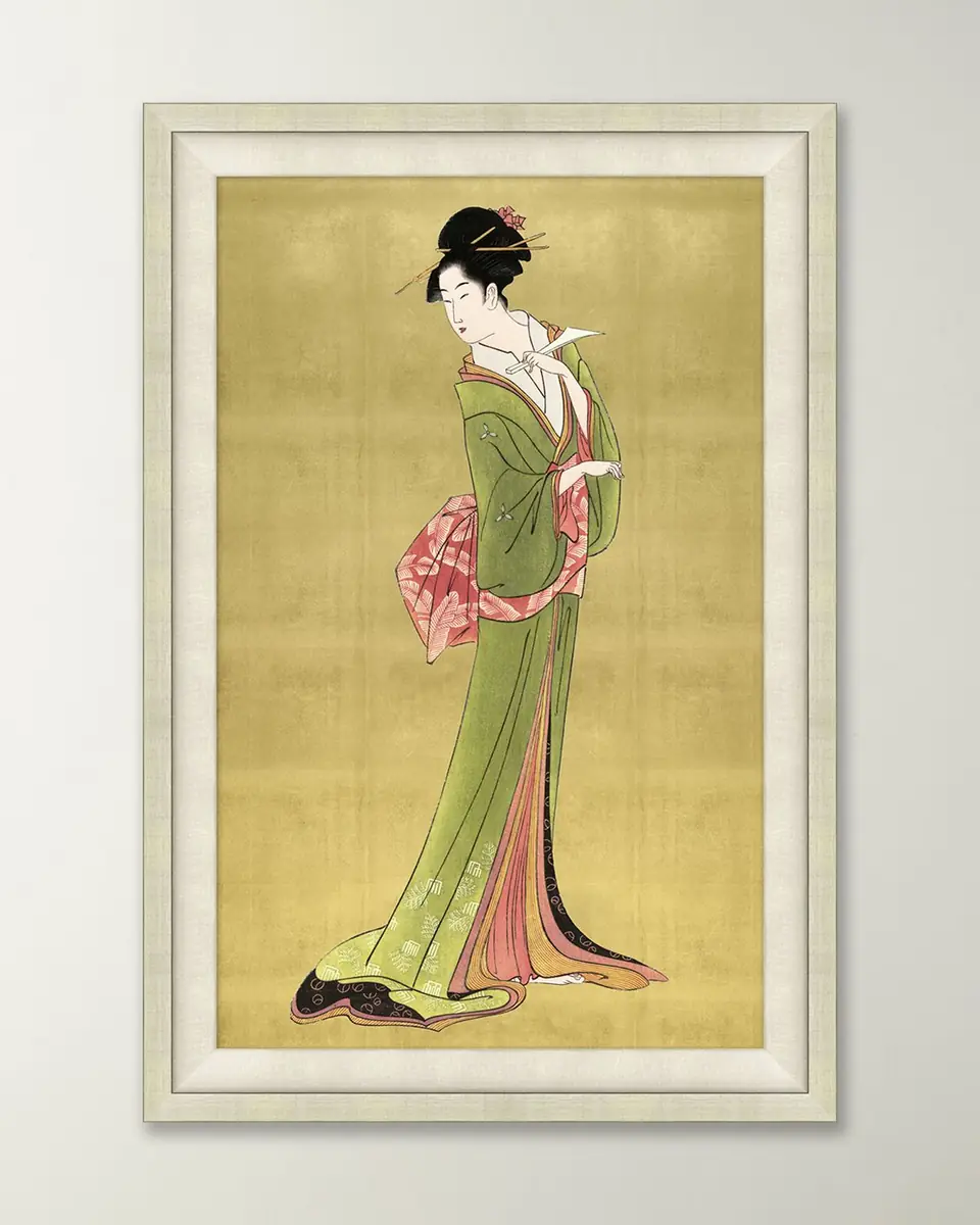 Wendover Art Group "Floral Geisha 2" Wall Art | Thumbnail 4 Wendover Art Group "Floral Geisha 2" Wall Art | Thumbnail 4