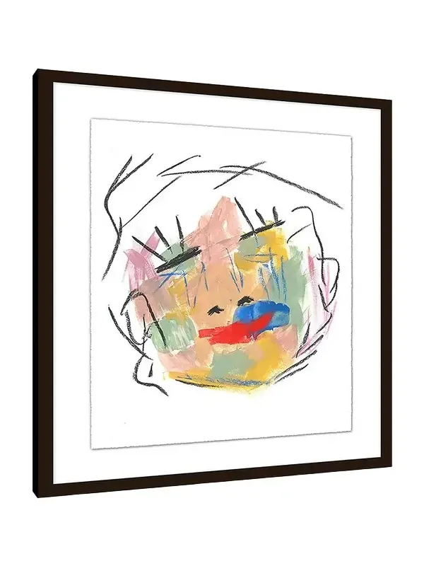 Wendover Art Group 'Thinking In Color 1 ' Wall Art