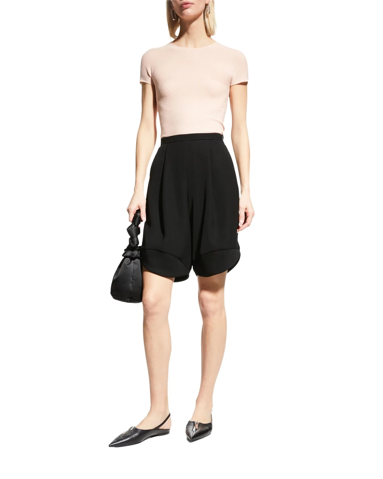 Giorgio Armani Techno Cady Bermuda Shorts