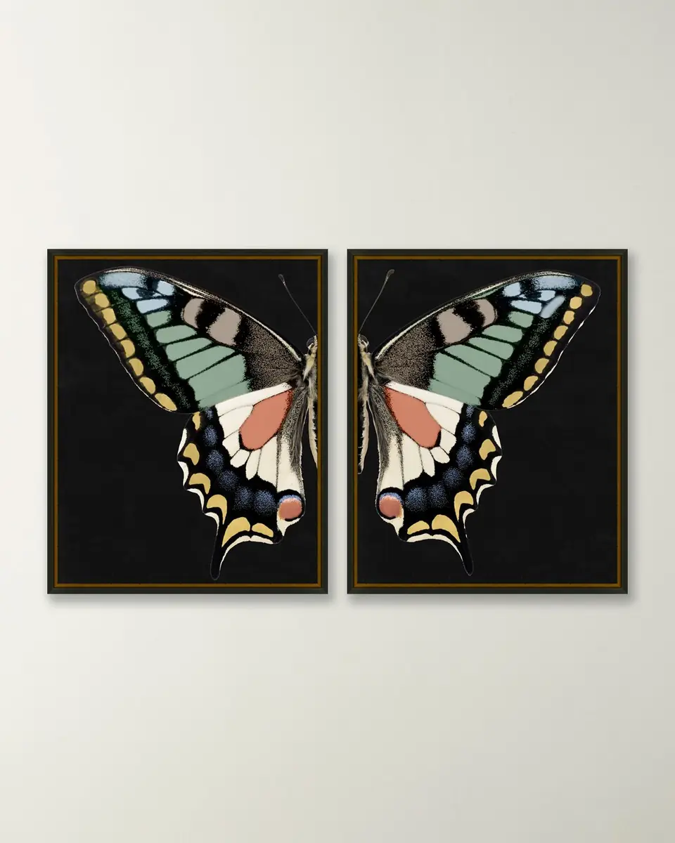 Wendover Art Group "Gilded Wings 1" Giclees, Set of 2 | Thumbnail 3