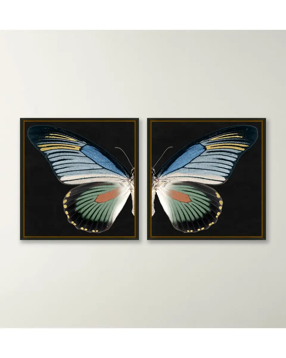 Wendover Art Group "Gilded Wings 2" Giclees, Set of 2 | Thumbnail 2