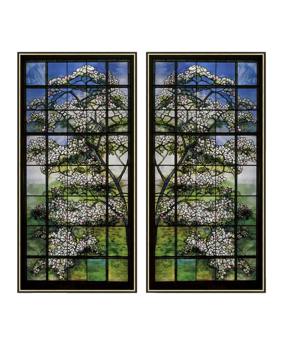 Wendover Art Group "Window to Cherry Blossoms" Diptych Giclee | Thumbnail 2 Wendover Art Group "Window to Cherry Blossoms" Diptych Giclee | Thumbnail 2