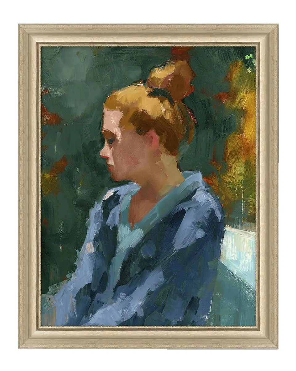 Wendover Art Group "Garden Pondering" Giclee Wall Art | Thumbnail 2