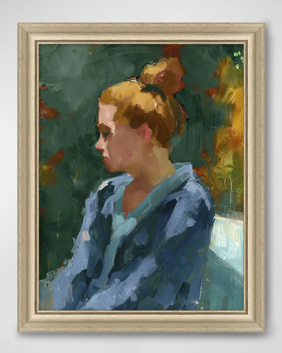 Wendover Art Group "Garden Pondering" Giclee Wall Art | Thumbnail 3