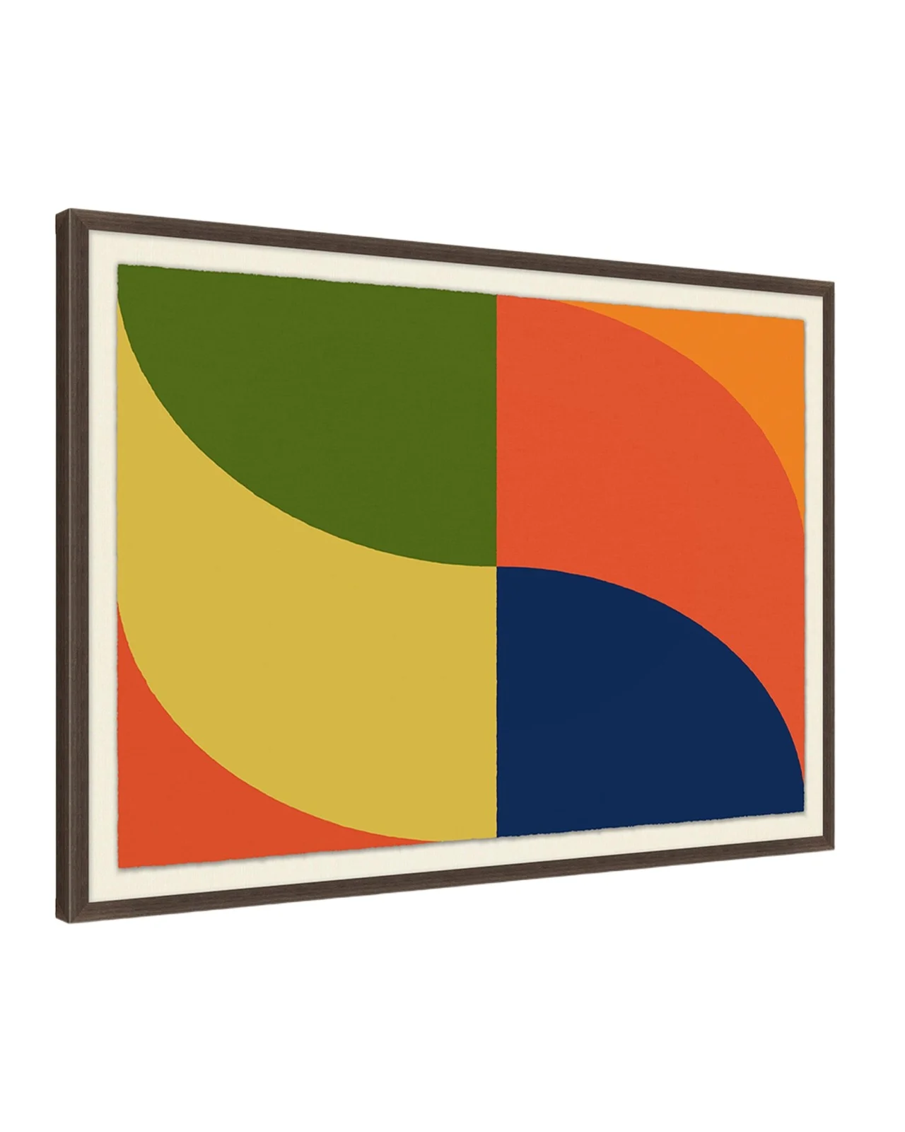 Wendover Art Group "Mod Pinwheel" Framed Giclee