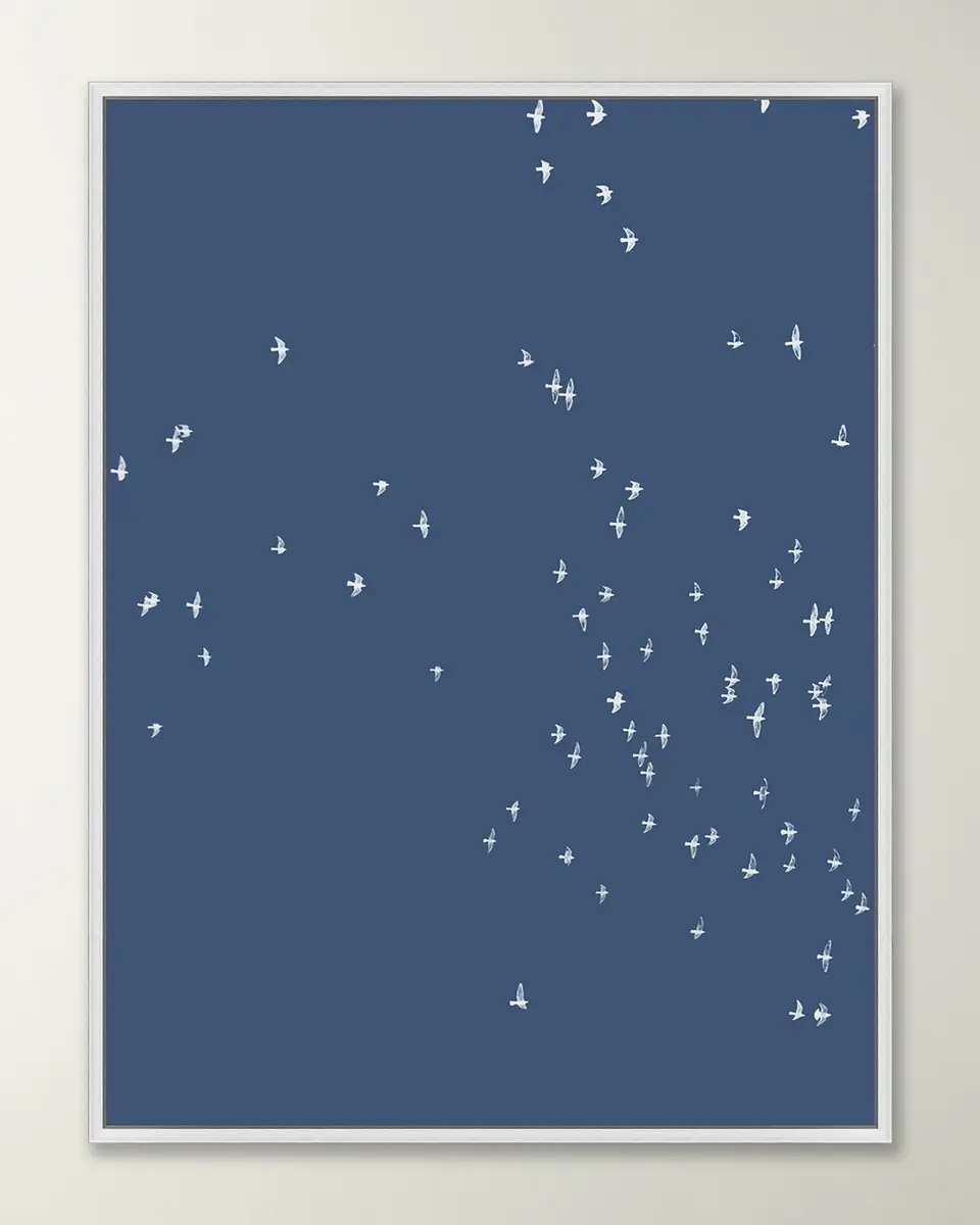 Wendover Art Group "Midnight Flock" Framed Diptych Giclee | Thumbnail 2