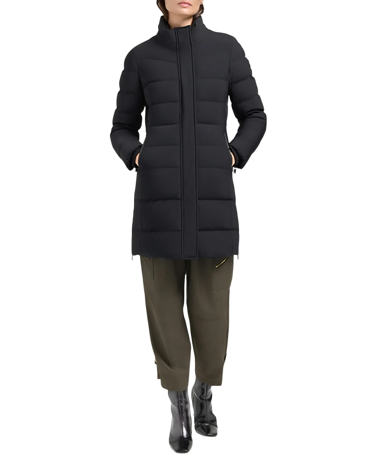 Watershed 3 Down Parka with Detachable Hood & Shearling Trim Watershed 3 Down Parka with Detachable Hood & Shearling Trim