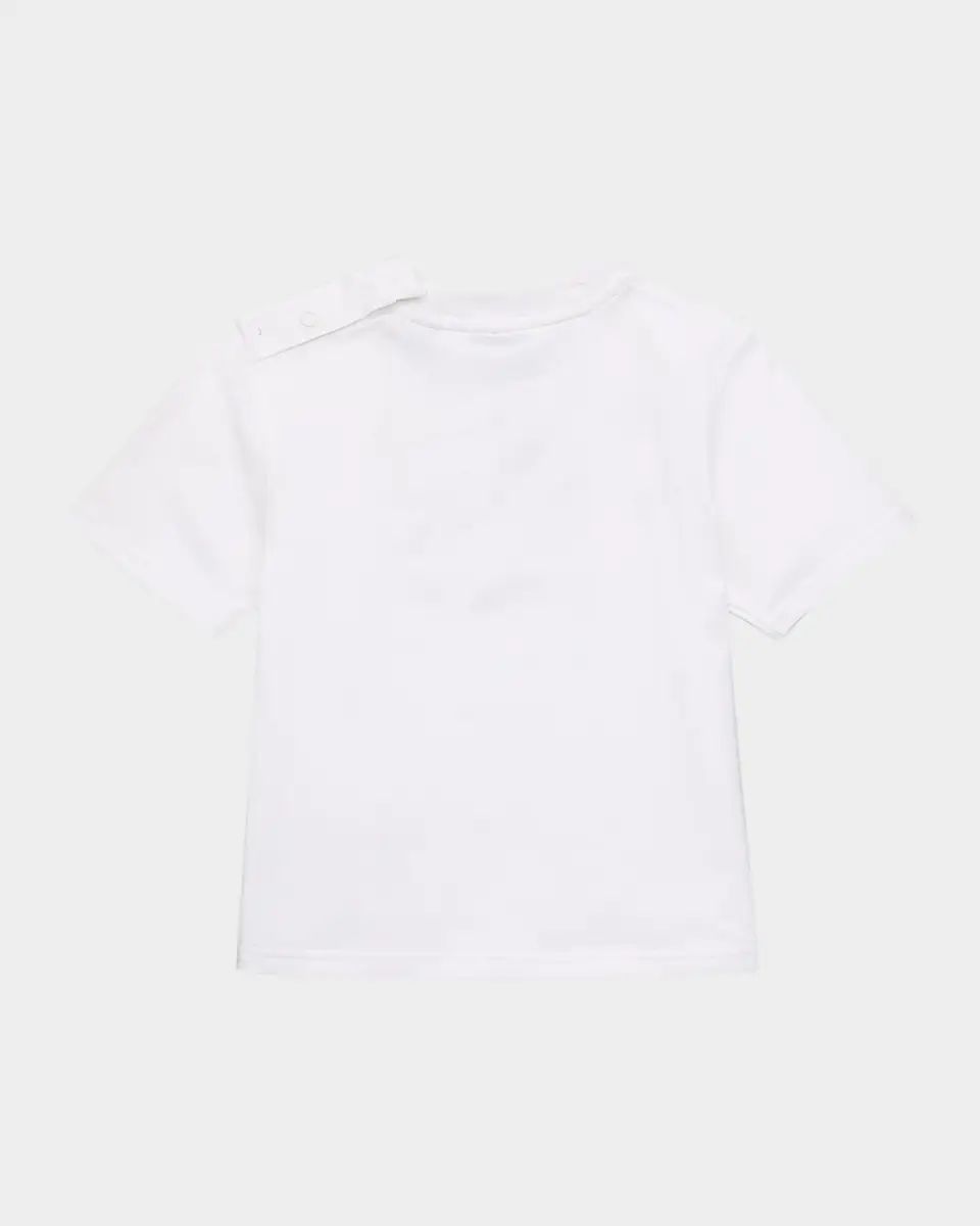 Burberry Boy's EKD Embroidered Check Cotton T-Shirt | Thumbnail 2 Burberry Boy's EKD Embroidered Check Cotton T-Shirt | Thumbnail 2