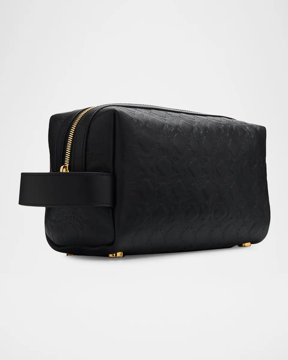 AMIRI Men's Monogram Leather Pouch | Thumbnail 3 AMIRI Men's Monogram Leather Pouch | Thumbnail 3