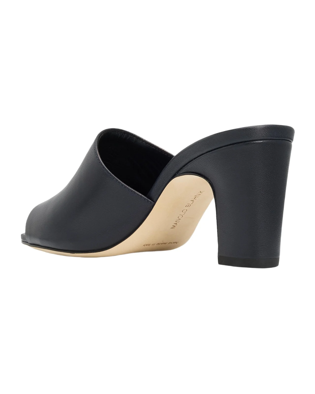 70mm Rapallabar Open-Toe Leather Mules 70mm Rapallabar Open-Toe Leather Mules