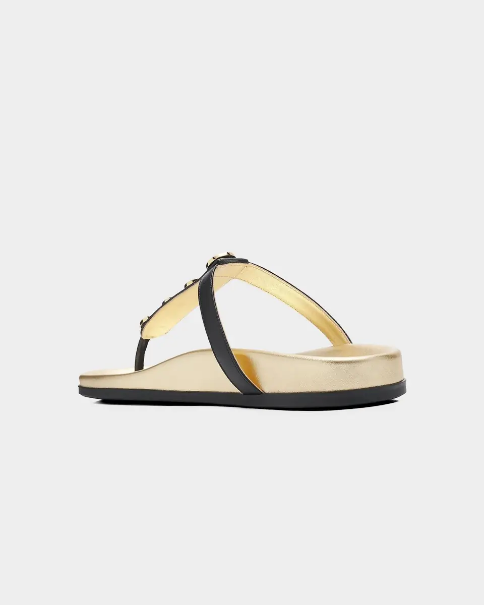 Manolo Blahnik Ruja Studded Leather T-Strap Sandals | Thumbnail 3 Manolo Blahnik Ruja Studded Leather T-Strap Sandals | Thumbnail 3