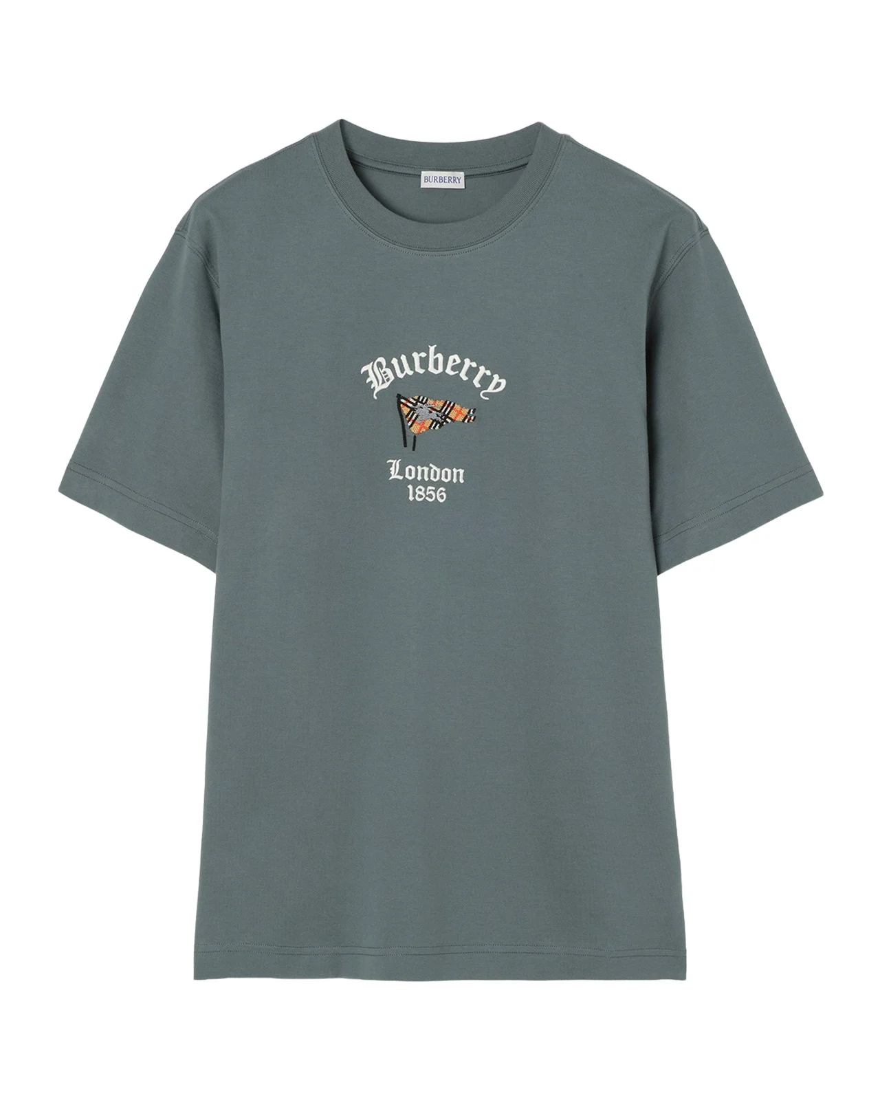 Men's Ryan Checked Flag Cotton T-Shirt Men's Ryan Checked Flag Cotton T-Shirt