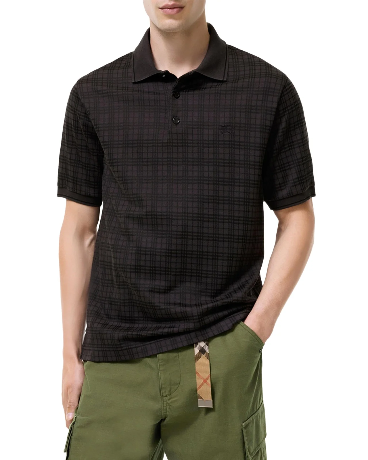 Burberry Men's Pelham Check Polo Shirt