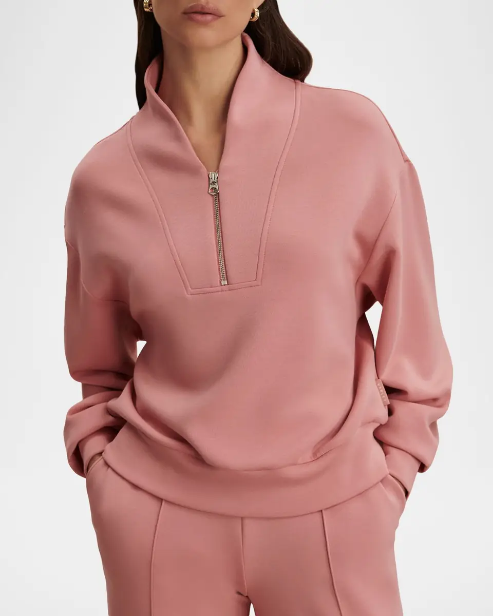 Varley Davidson Partial-Zip Sweatshirt | Thumbnail 3 Varley Davidson Partial-Zip Sweatshirt | Thumbnail 3